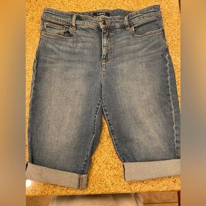 Chaps Women’s Denim Knee Shorts 🌸